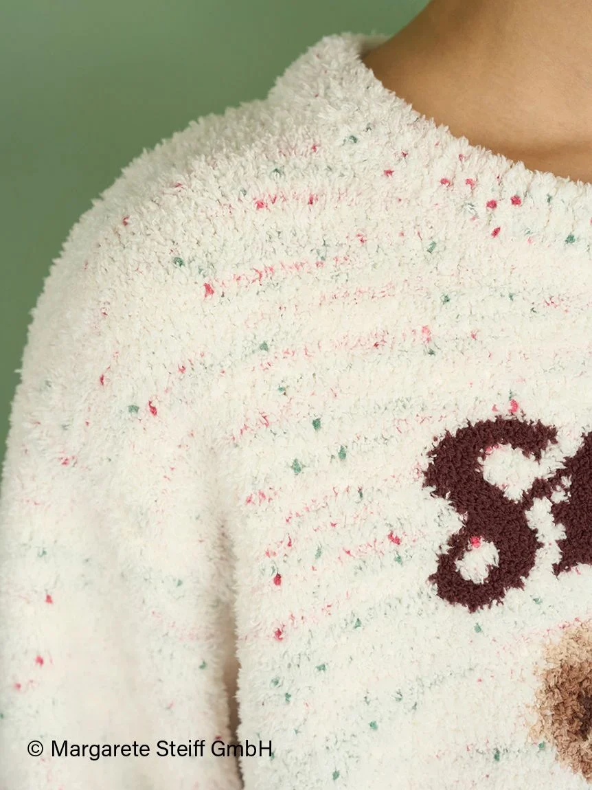 [Steiff] Powder 55PB Jacquard Pullover