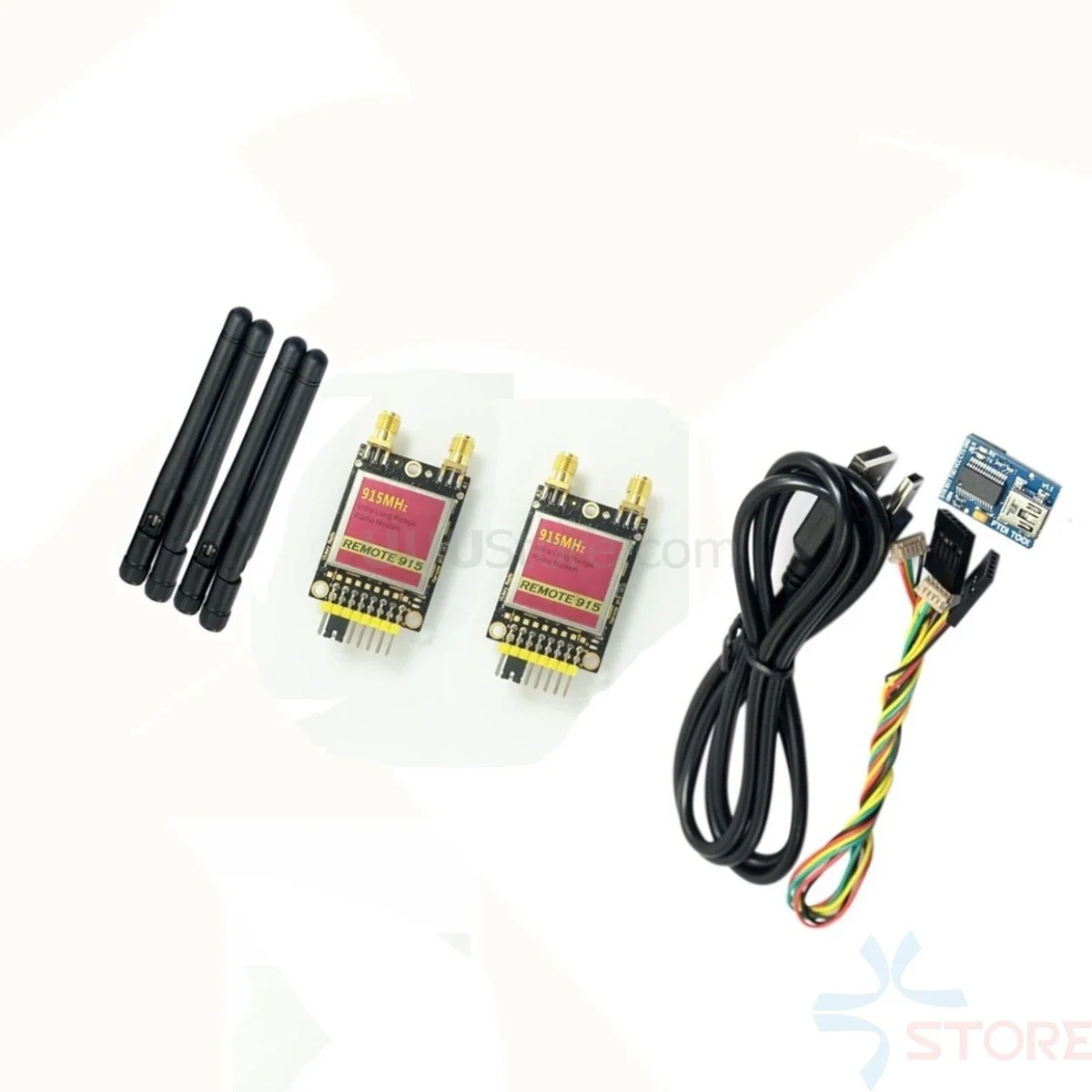 40km Long Range RDF900 915Mhz Radio Modem Remote 900 Data Diversity Telemetry for APM Pixhawk Flight Controller