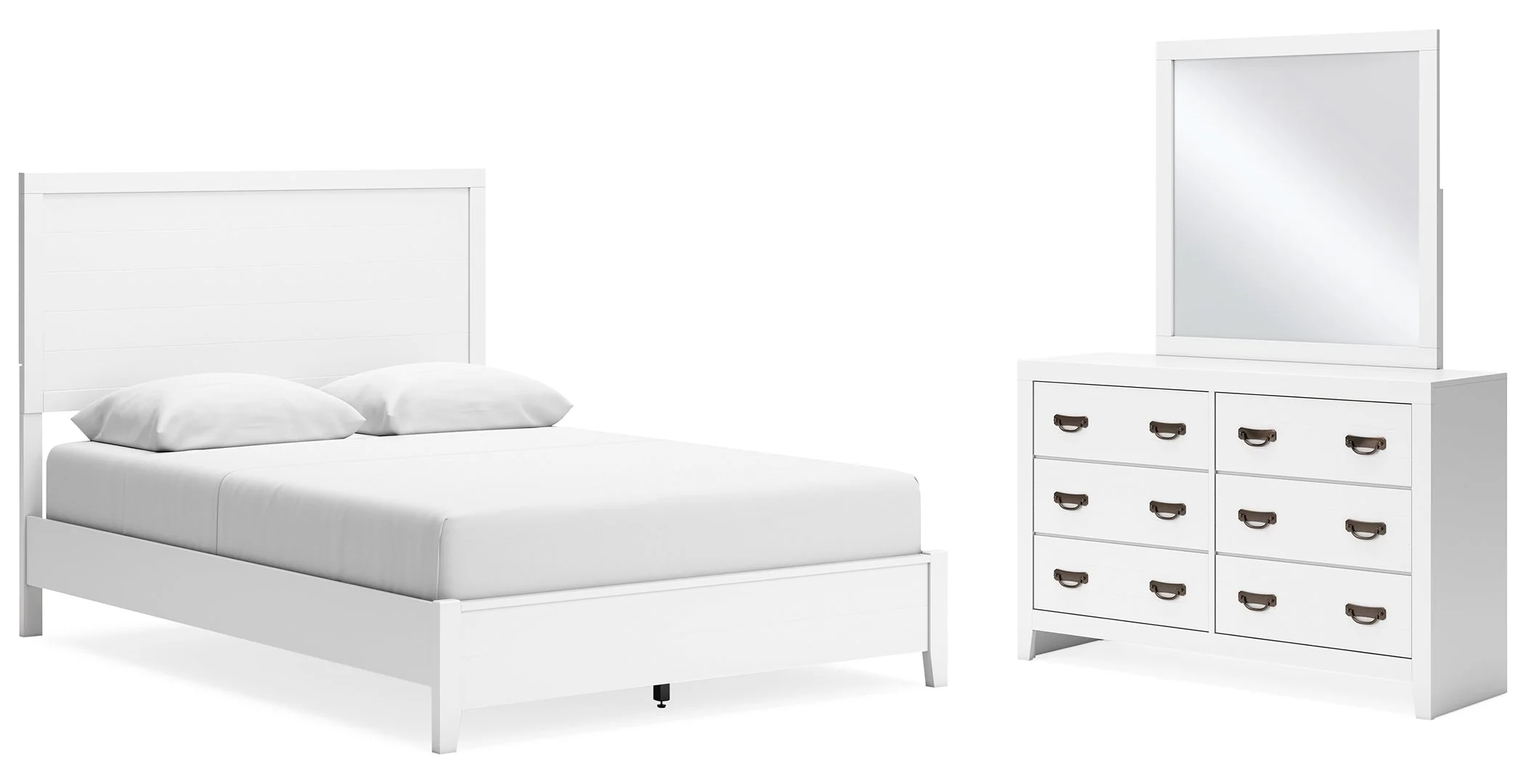 Binterglen White Panel Bedroom Set