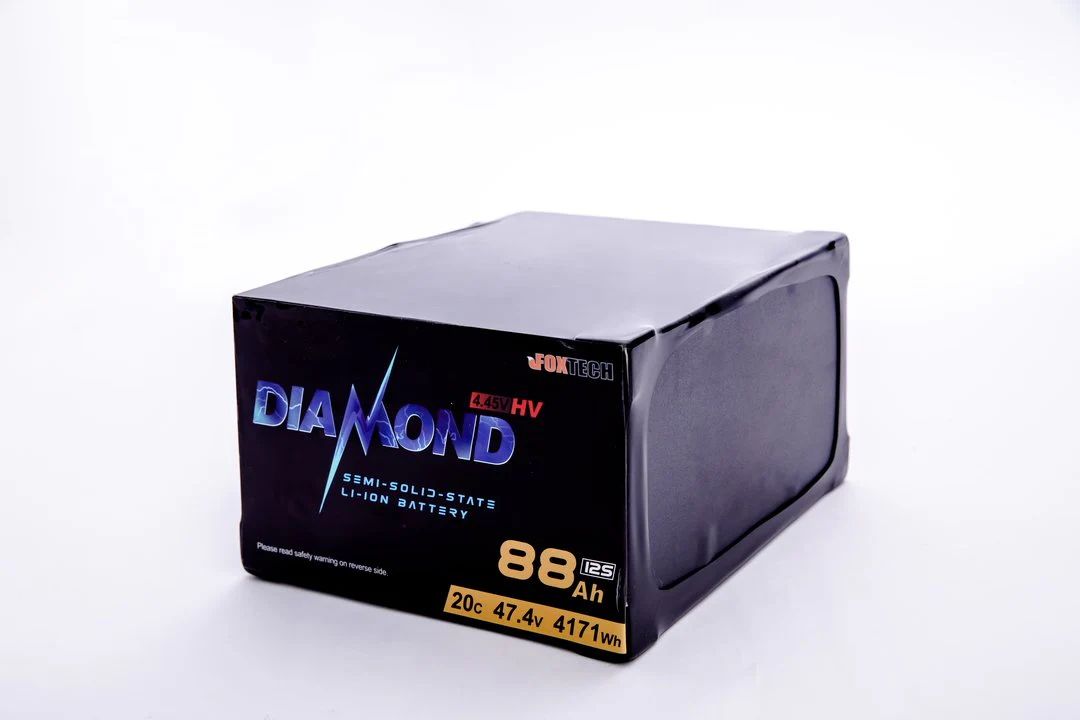 Diamond HVT 12S 47.4V 22Ah 35Ah 44Ah 67Ah 88Ah 134Ah 4.45V/Cell -40℃~60℃ Ultra-Low Temperature Semi Solid State Li-ion Battery for Drone