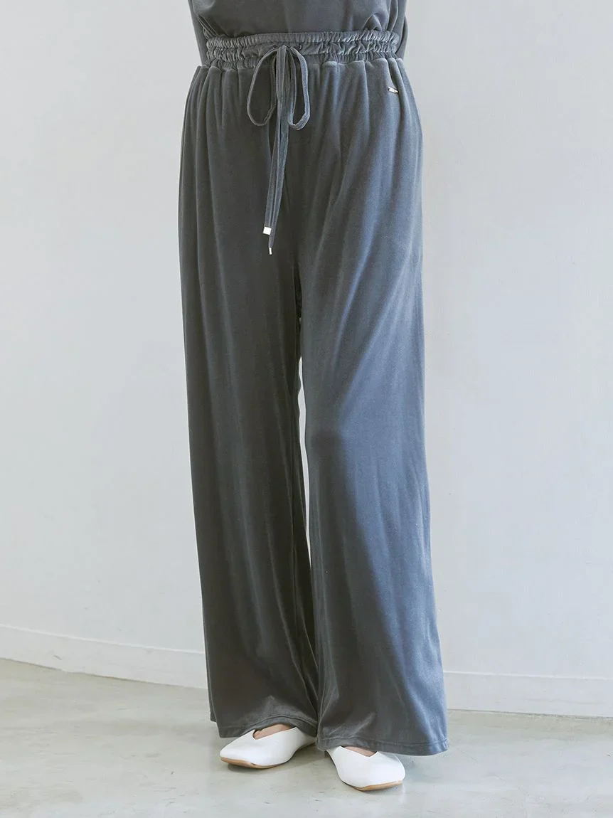 Velour Long Pants