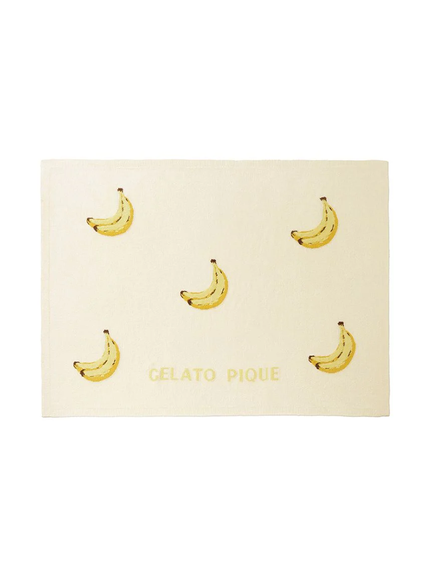 Smoothie Fruit Jacquard Half Blanket