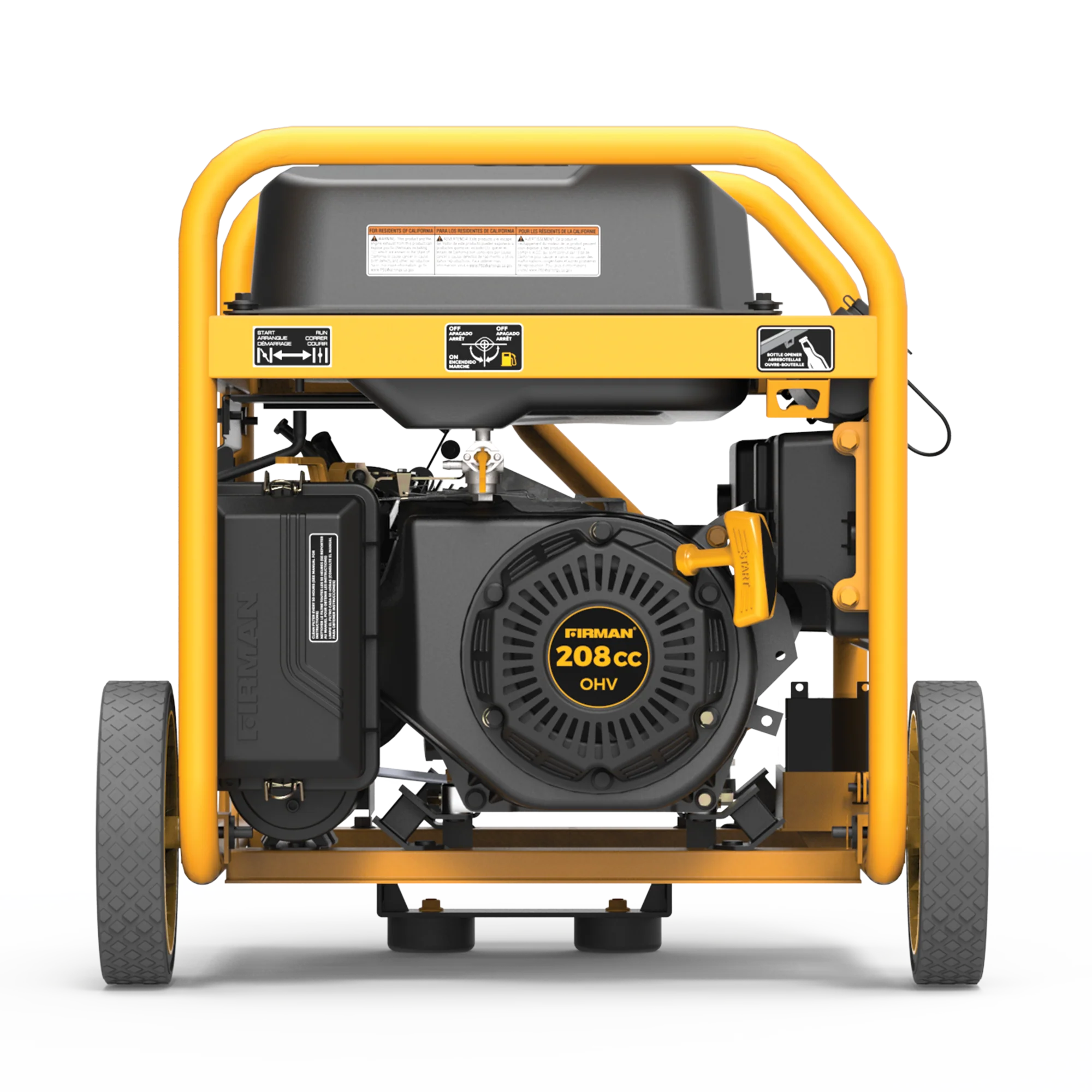 Gas Portable Generator 4550W Remote Start 120/240V