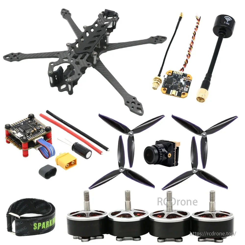 7 Inch Long Range FPV Drone RTF Kit – 2810 Motors, F4 FC, 50A ESC, ELRS Receiver