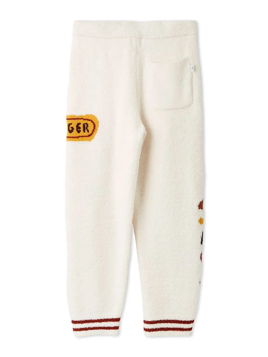 [Hirano Toshiyuki] Men's Powder Hamburger Jacquard Long Pants