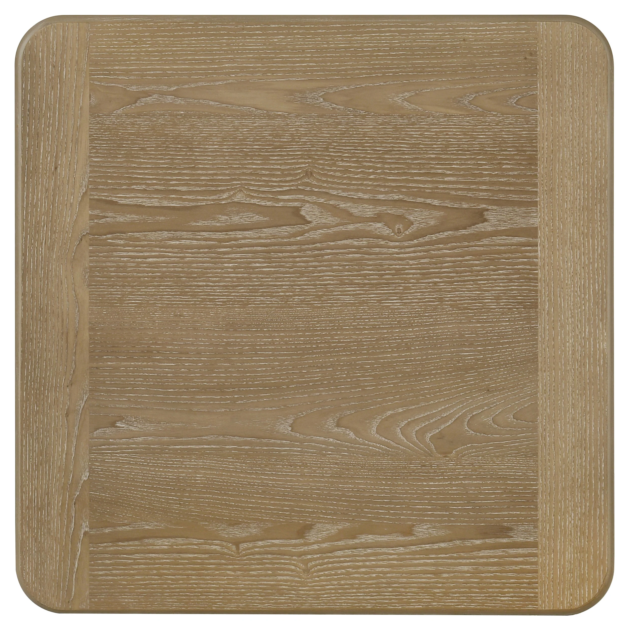 Adina Square Wood Side End Table Distressed Light Brown