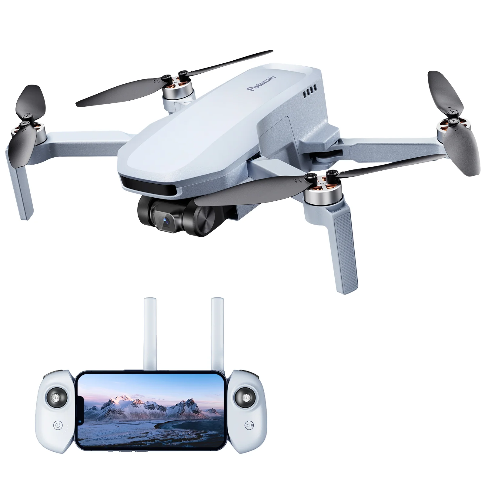 ATOM SE Sub 250 g Foldable GPS Drone with 4K HD EIS Camera, C0