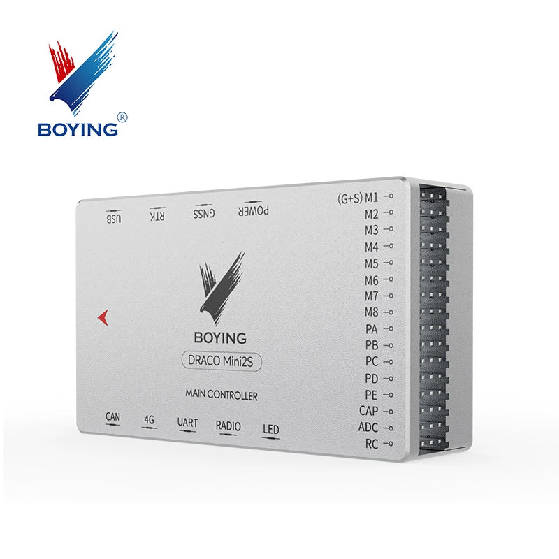 BOYING DRACO Series Industrial Drone Autopilot Flight Controller – Modular PX4-Compatible System for Multirotor UAVs with GNSS, RTK, CAN Bus, S.BUS Receiver, and Built-in Power Options