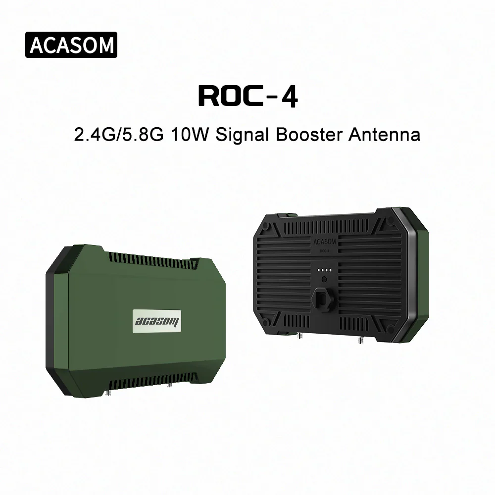 ACASOM ROC-4 2.4G/5.8G 10W 8000mAh Dual-band Signal Booster Antenna Remote