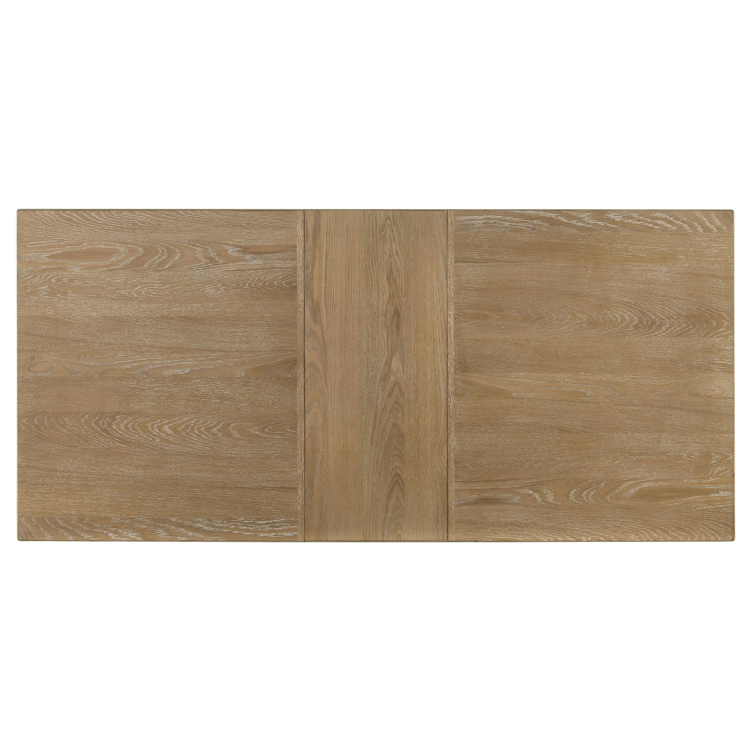 Adina Extension Dining Set Distressed Light Brown