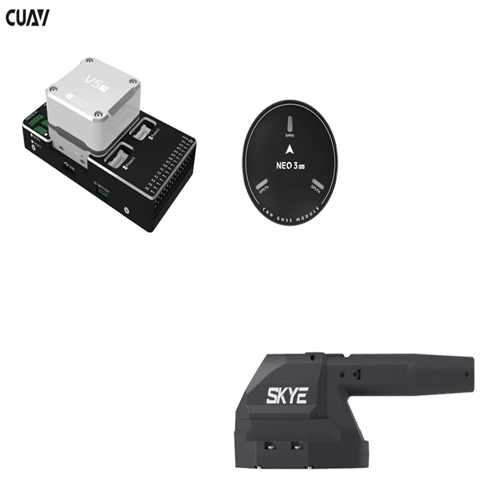 CUAV Pixhawk Drone Fpv V5+ Flight Controller NEO 3 Pro GPS And Airspeed Tube SKYE Module Combo