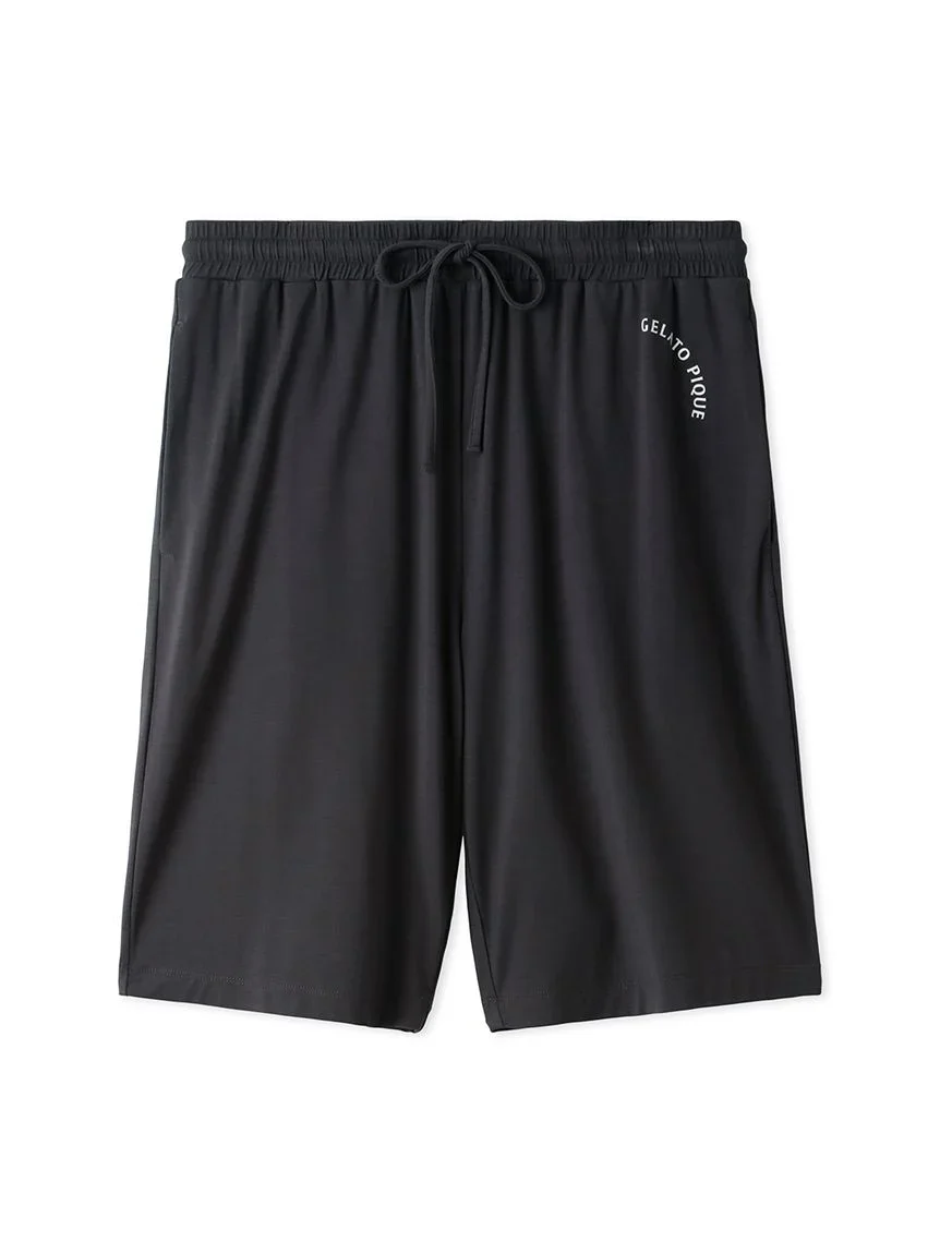 MEN'S Rayon Logo Motif Lounge Shorts
