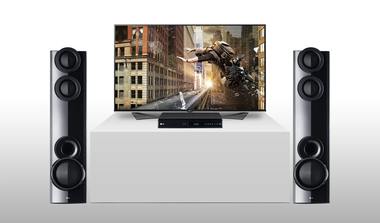 LG LHD677 Region Free DVD Home Theater System 4.2 Channel 110-220-240 Volts 50/60 Hz
