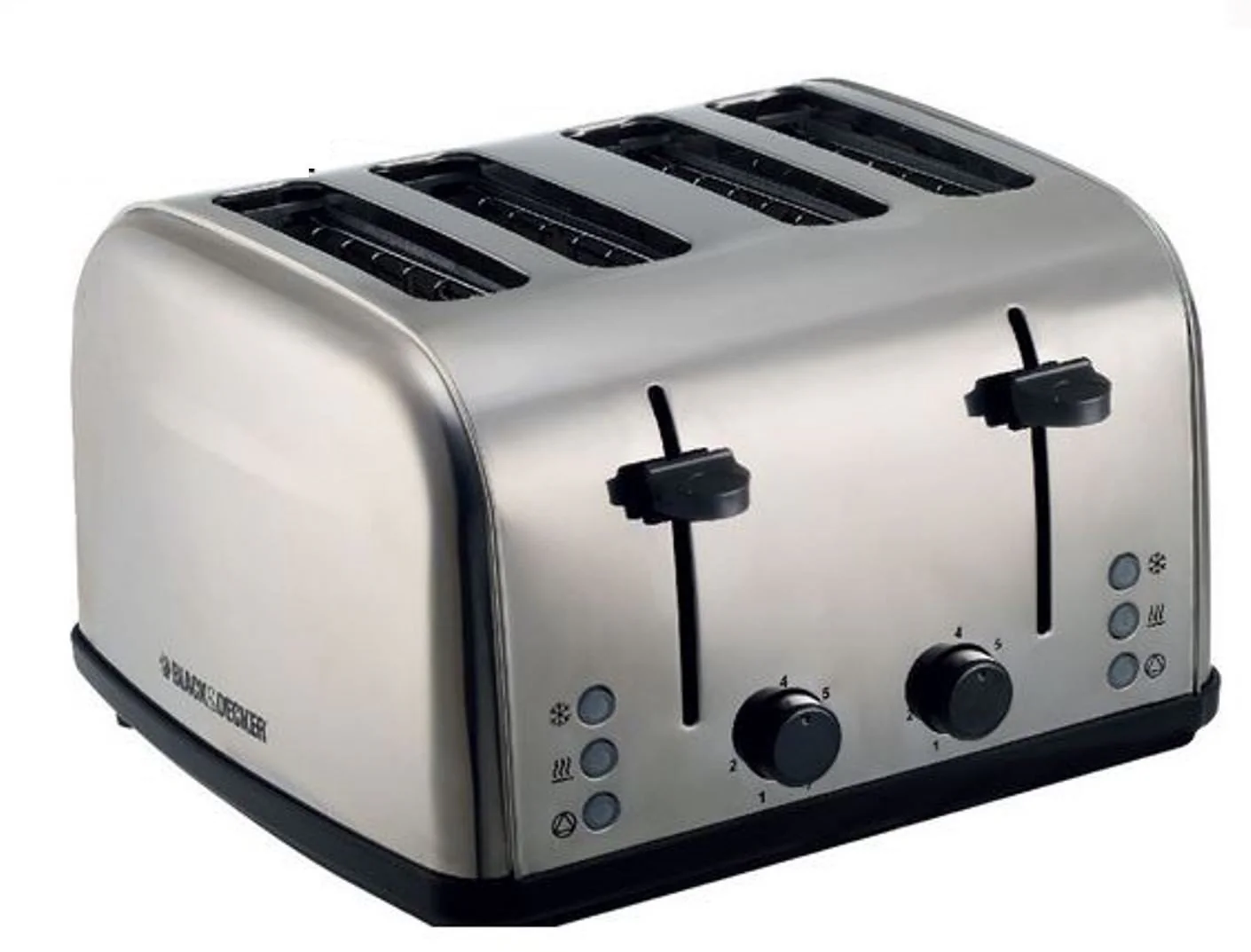 Black & Decker ET304-B5 Stainless Steel Cool touch 4 Slice Toaster