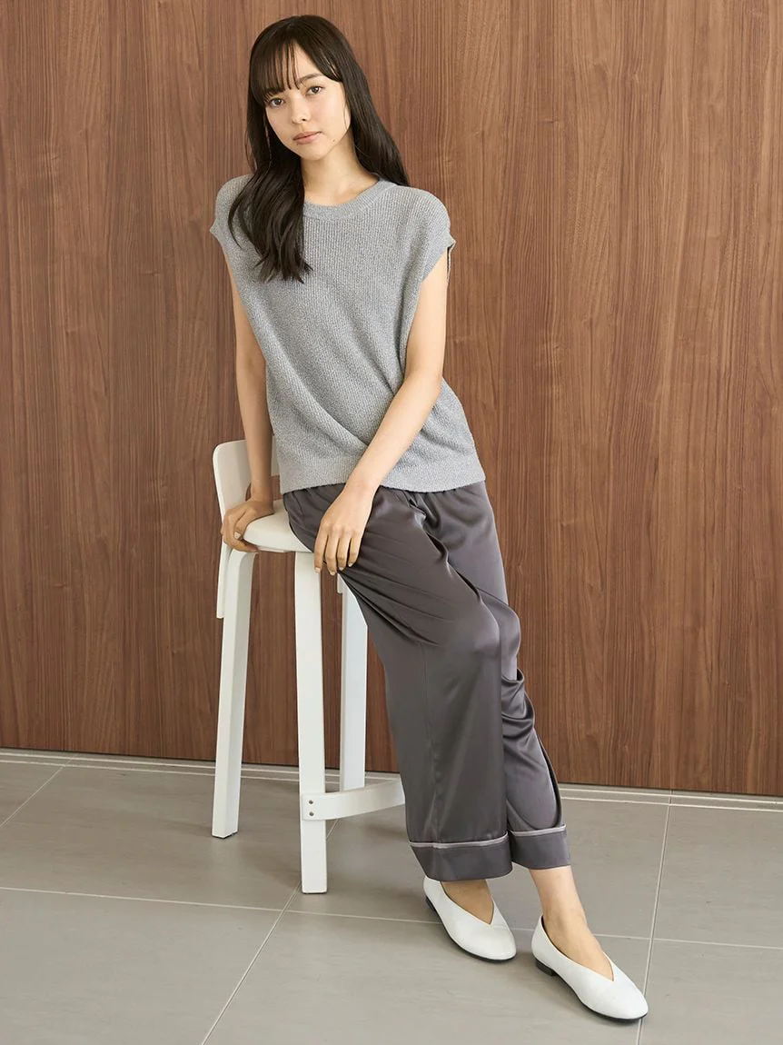 Cool-touch Satin Line Pants