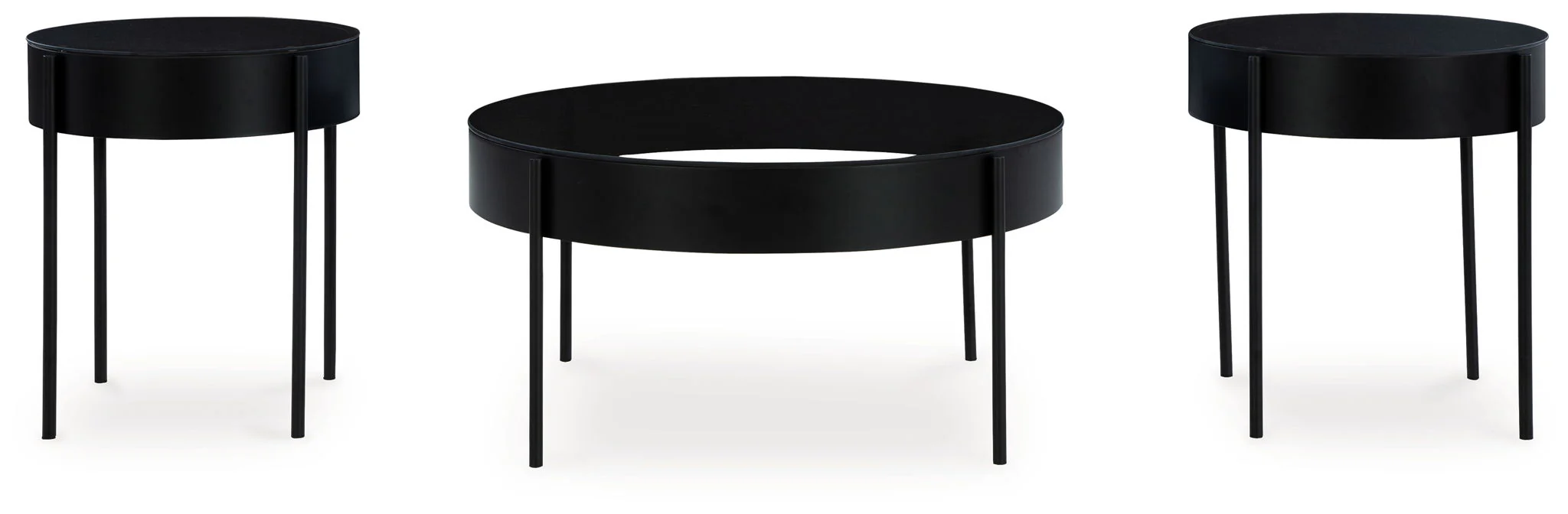 Ardoline - Occasional Table Set (Set of 3) - Black