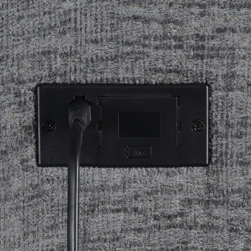 Bahrain UpholsteredRecliner Charcoal