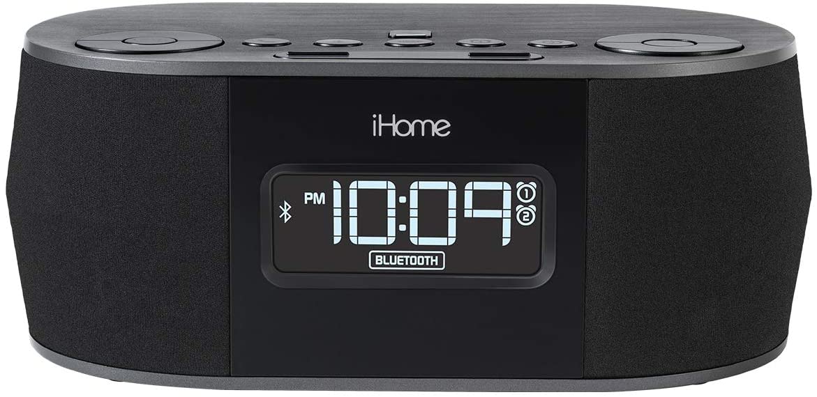 Ihome 110 220 volts Alarm Clock with USB Charging, Bluetooth Speaker 220v 50 hz