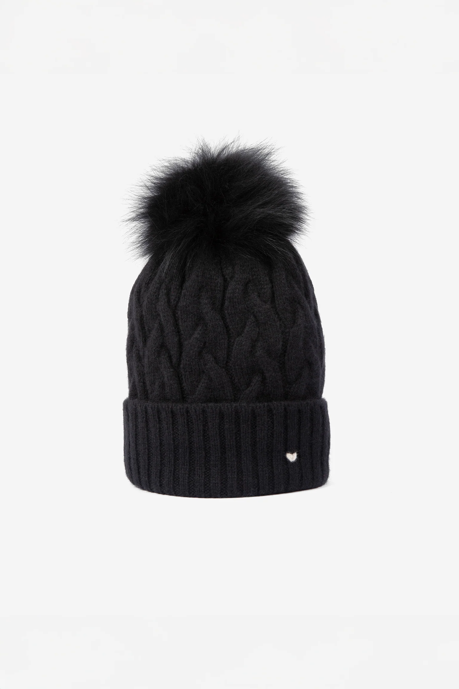 The Braid Beanie -  Black