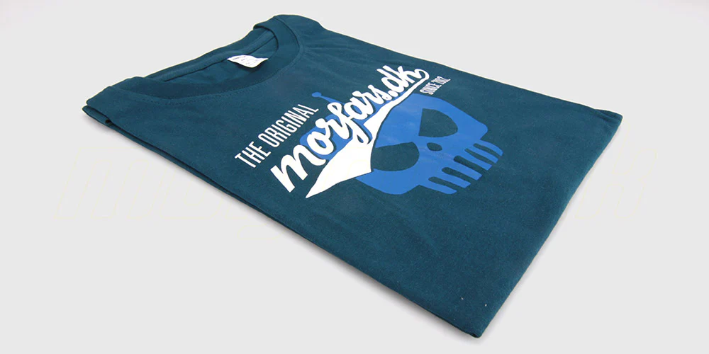 Morfars.dk T-Shirt Blue Skull