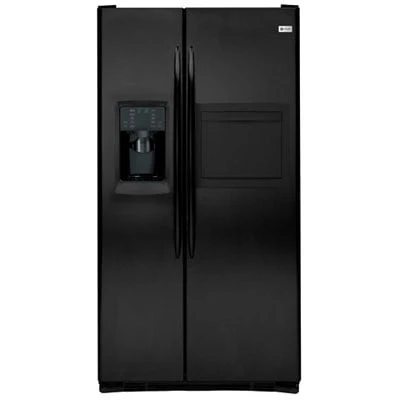 220 Volt GE PSE27VHXT BB 220 Volt Freestanding side/side Black Color Refrigerator