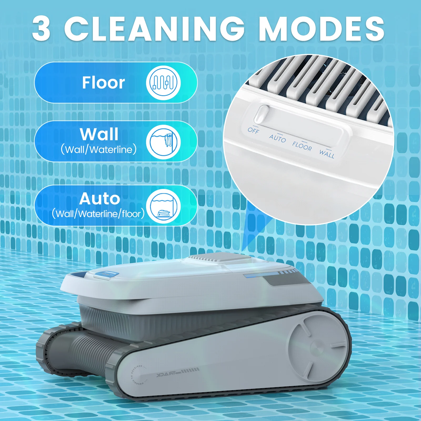 Airrobo CP20 Cordless Robotic Pool Vacuum Cleaner, Wall-Climbing Pool Robot Vacuum