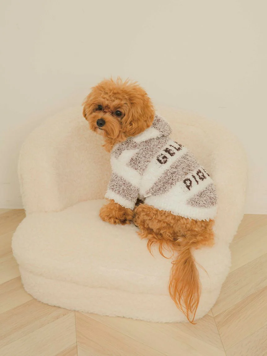 [CAT&DOG] Gelato Melange 2 Border Hoodie Pet Clothes