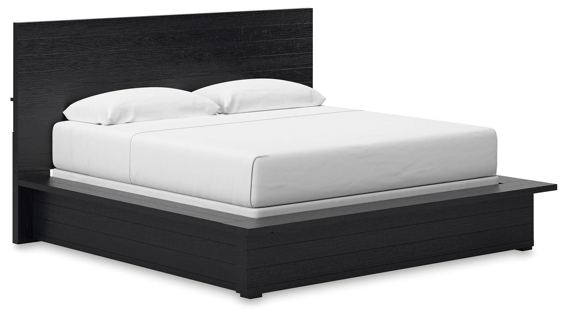 Londer - King Panel Bed - Black