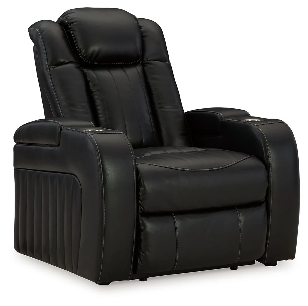 Caveman Den - Power Recliner/ Adj Headrest - Midnight