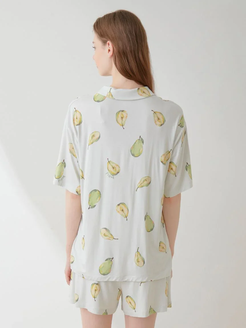 Fruit Pattern Pajama Sleep Shirt