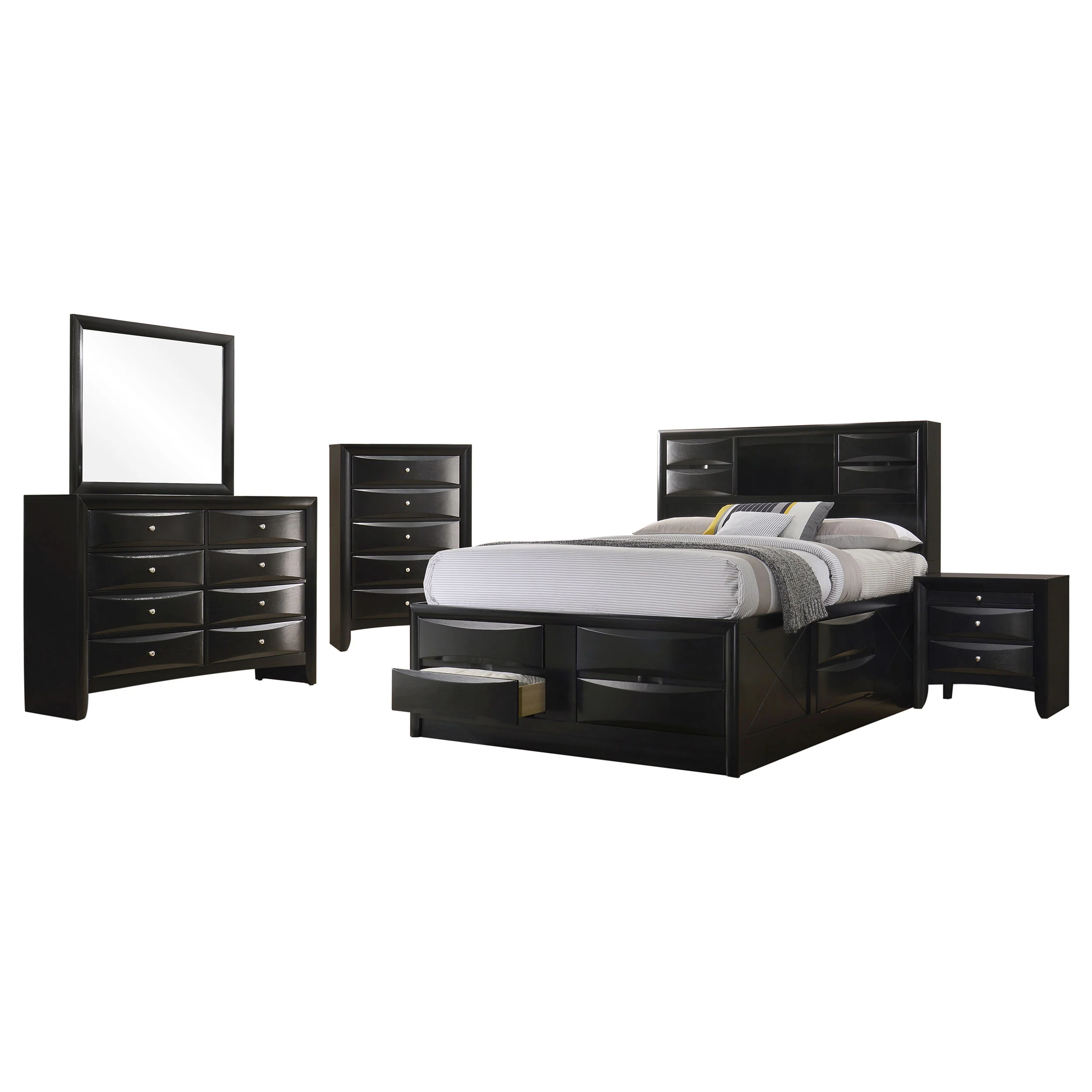 Briana Bedroom Set Black