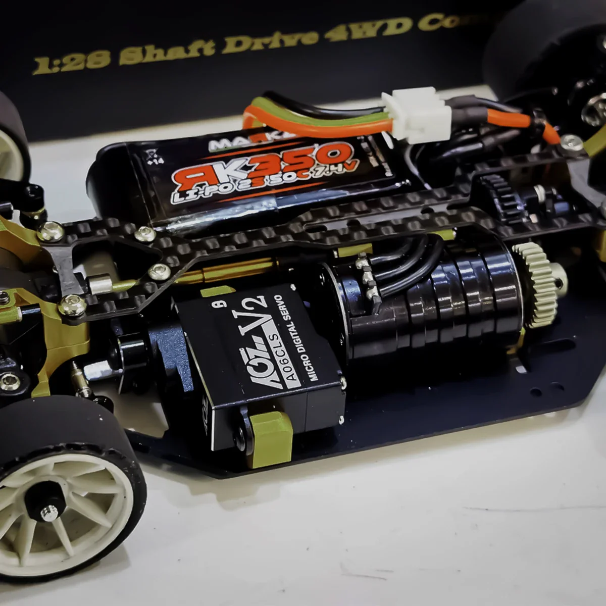 AGFRC A06CLS V2 Black Aluminum Case - 6g Titanium Gear 3KG Micro Digital Coreless Servo For Mini Z Car GLR GLA MRZ Airplane RC F3P