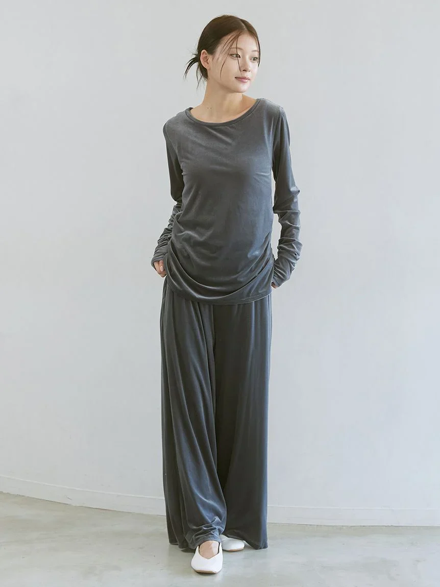 Velour Long Pants