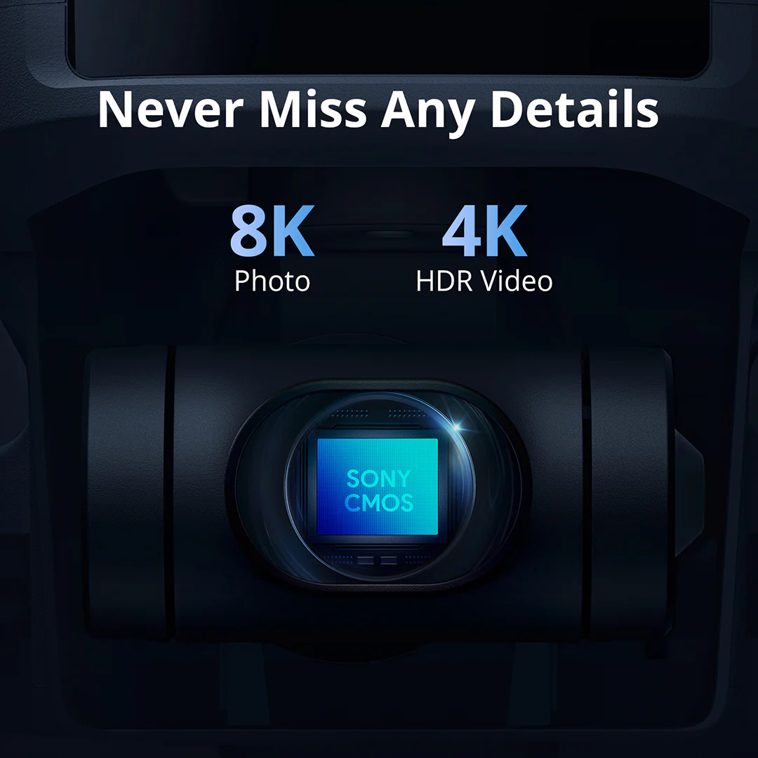 ATOM 2 Drone with 8K Camera, AI Track, 10km Video Transmission, Vertical Shooting, C0