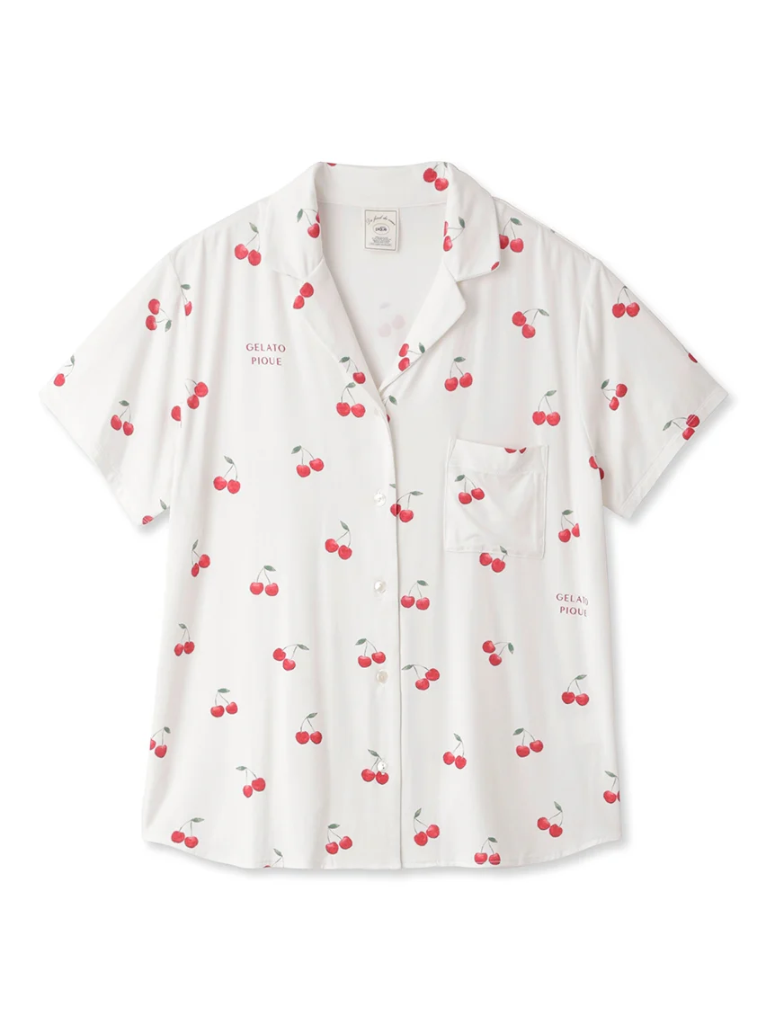 Fruit Motif Loungewear Sleep Shirt