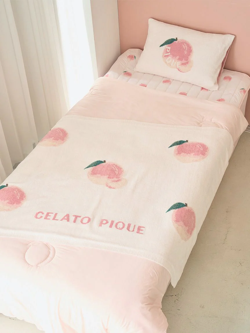 Smoothie Fruit Jacquard Half Blanket