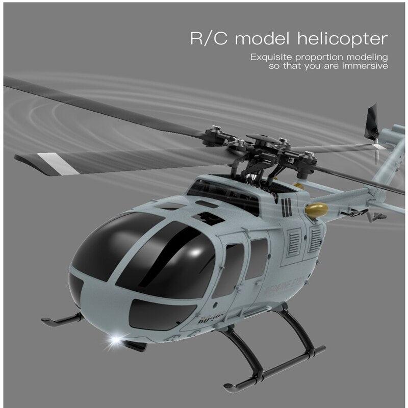 Eachine E120 RC Helicopter - 2.4G 4CH 6-Axis Gyro Optical Flow Localization Flybarless Scale Helicopter