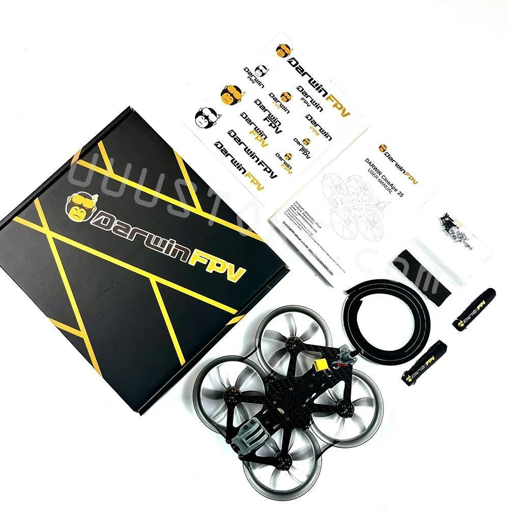 DarwinFPV CineApe  25 FPV Drone - 112mm 4S Cinematic Whoop Analog/ AVATAR MINI HD 1504 3600KV Motor FPV Racing RC Drone PNP/BNF
