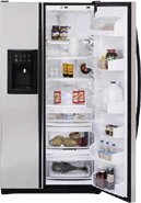 GE PSG23SIFBS 23 Cubic Feet Stainless with Ice and Water Dispenser