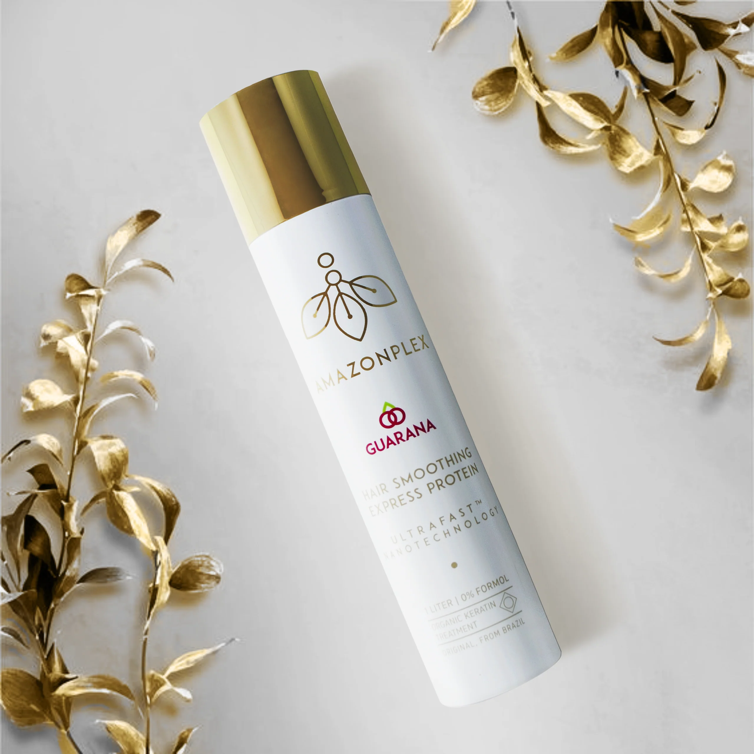 Amazonplex Guaraná™ Ultra-Fast Hair Straightening Protein 1L/1000ml (33.8 fl. oz)