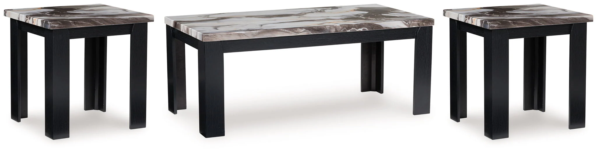 Jazmore - Occasional Table Set (Set of 3) - Dark Brown