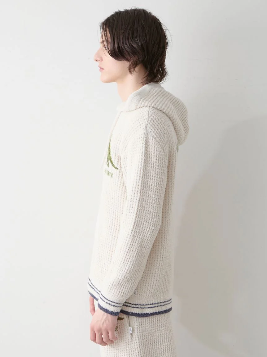 Mens Waffle Dinosaur Hoodie