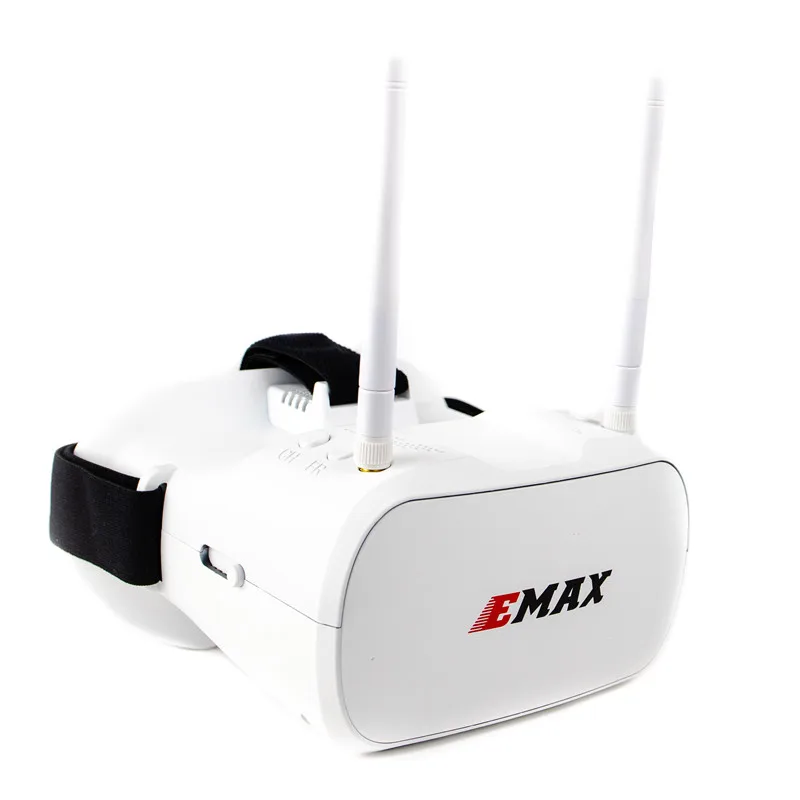 EMAX Tinyhawk 5.8G 48CH Diversity FPV Goggles - 4.3 Inches 480*320 Video Headset With Dual Antennas 4.2V 1800mAh Battery For RC Dr