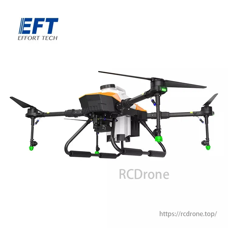EFT G06 V2 - 4-Axis 6L Agriculture Drone For Spraying, Spreading With Hobbywing X6 Motor, JIYI K3A Pro FC, Skydroid T10, 12S Battery