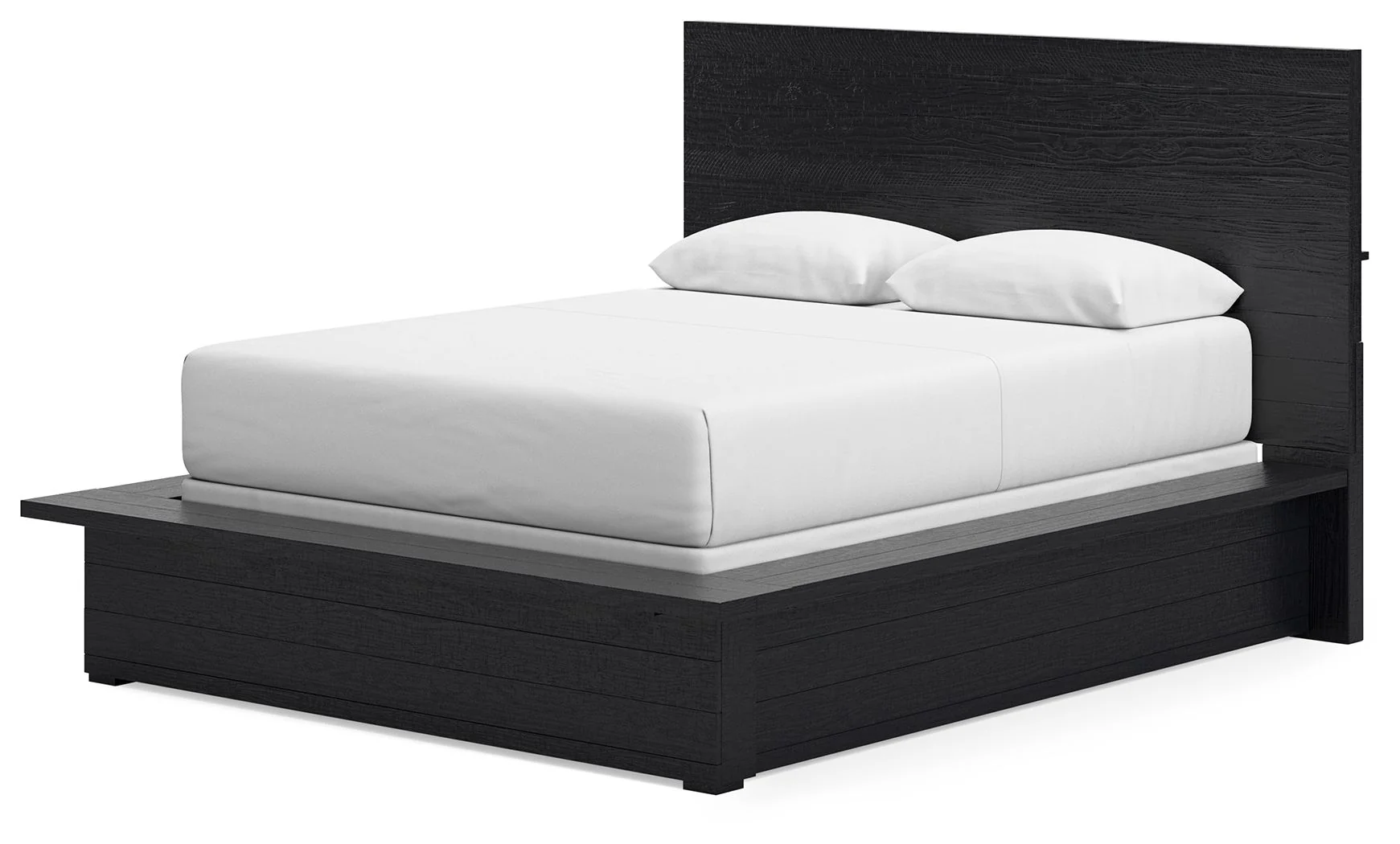 Londer - Queen Panel Bed - Black