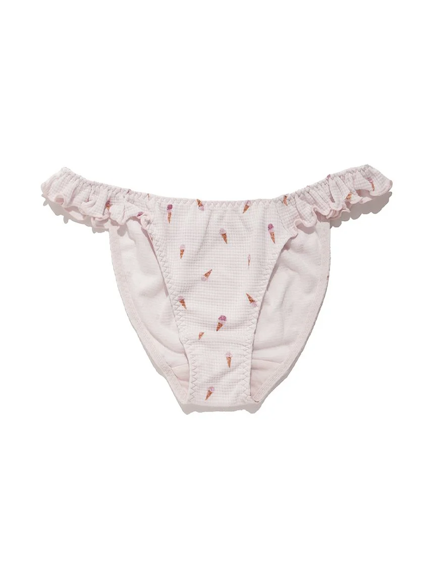 Ice Cream Waffle Bra & Underwear Set