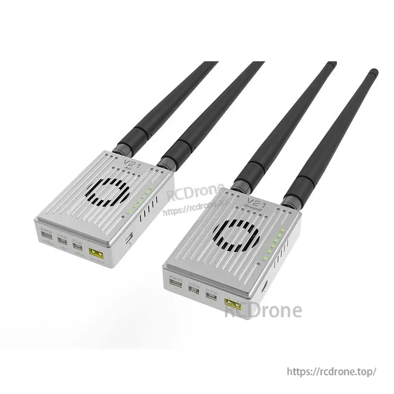 CHINOWING V21 RC Data Link, 800MHz/1.4GHz/2.4GHz, 15–17km LOS Video & Telemetry, Dual S-BUS, TTL/RS232