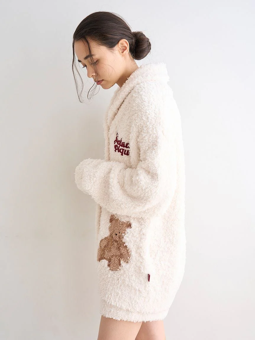 [HOLIDAY] Gelato Snow Bear Jacquard Shawl Cardigan