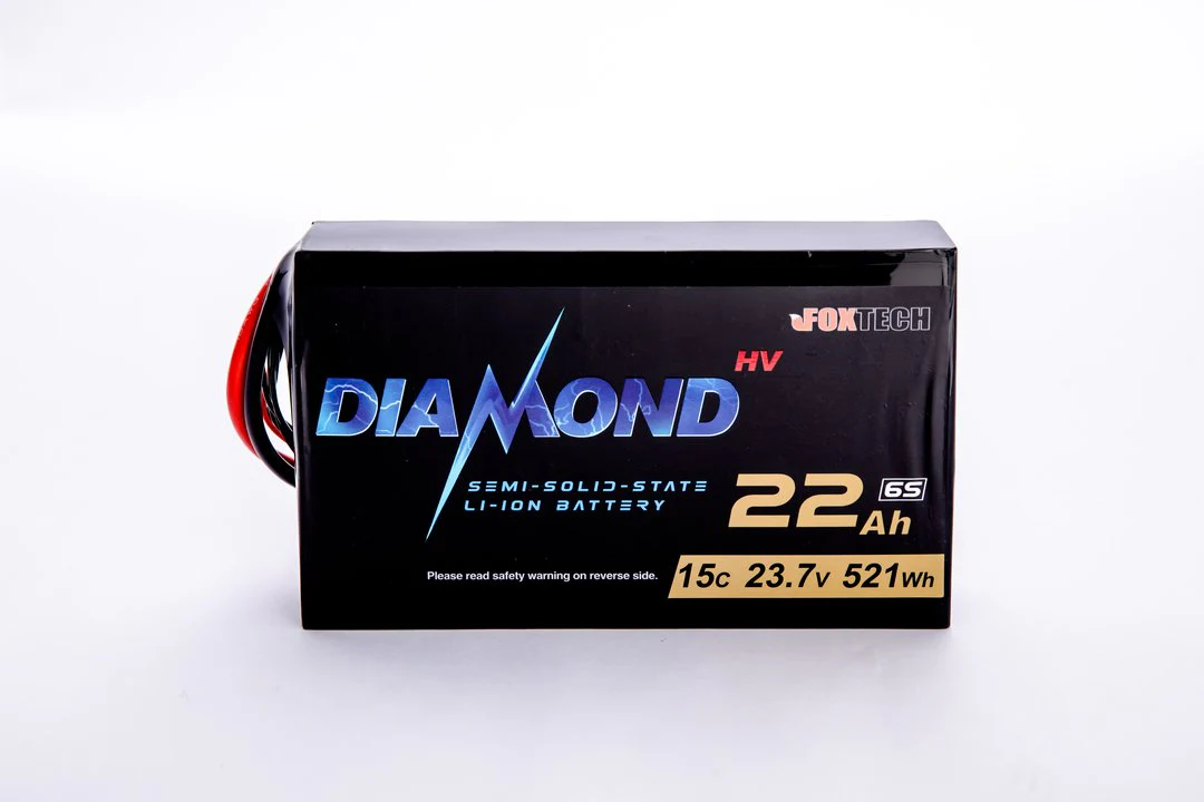 Diamond HVT Series 6S HV 23.7V Semi Solid State Li-ion Battery - 22Ah 44Ah 67Ah 4.45V/Cell Ultra-Low Temperature -40℃~60℃ Lithium Battery for UAV Drone