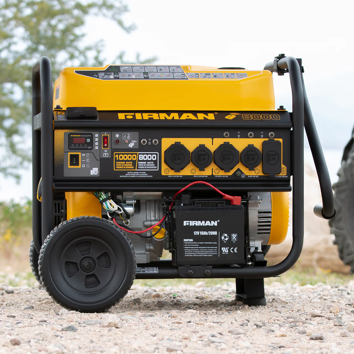 Gas Portable Generator 10000W Remote Start 120/240V